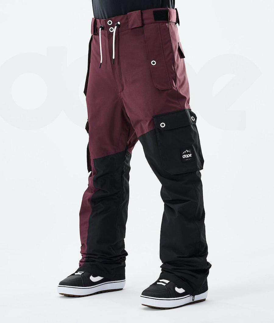 Dope Adept 2021 Snowboardhosen Herren Bordeaux Schwarz | CH2533QZ