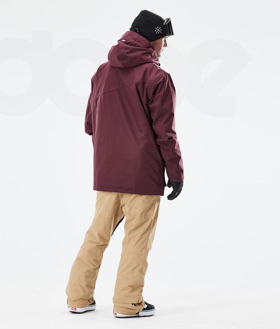 Dope Adept 2021 Snowboardjacken Herren Bordeaux | CH2343OR