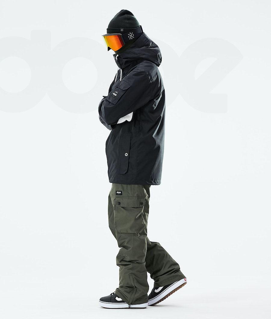 Dope Adept 2021 Snowboardjacken Herren Schwarz | CH2344IS