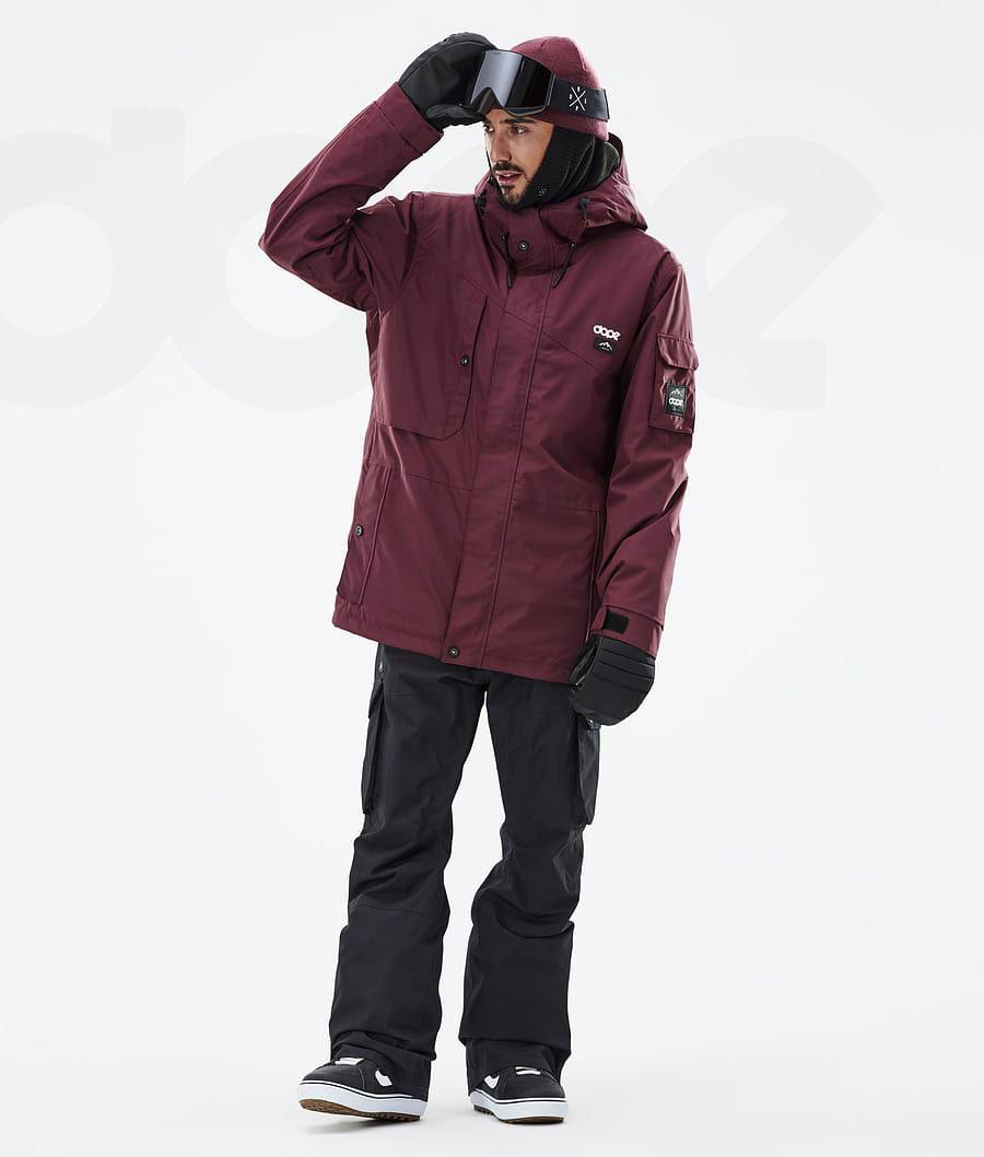 Dope Adept Don Snowboardjacken Herren Bordeaux | CH2339DN