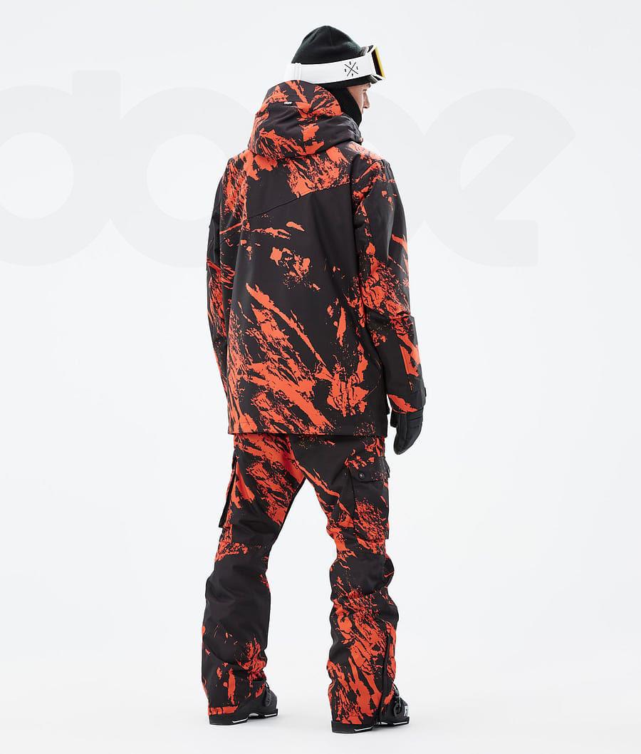 Dope Adept Paint Skijacken Herren Orange | CH2195FM