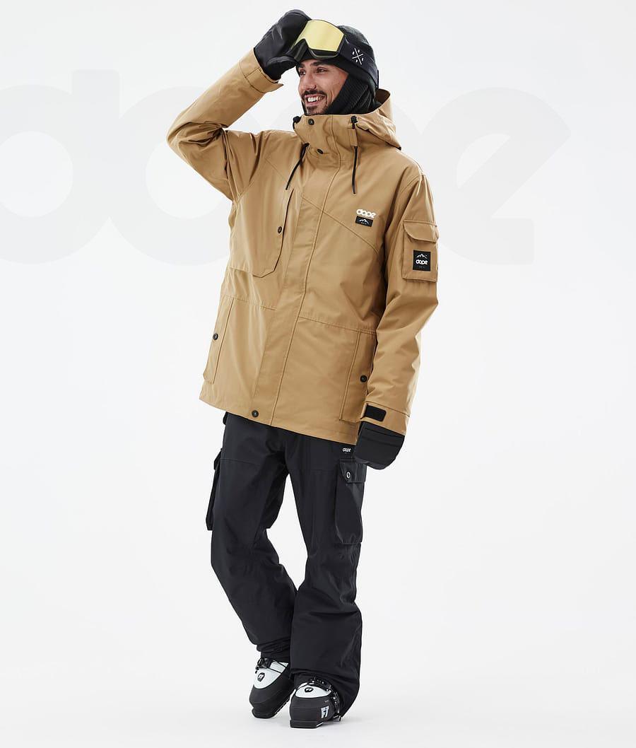 Dope Adept Skijacken Herren Gold | CH2209WY