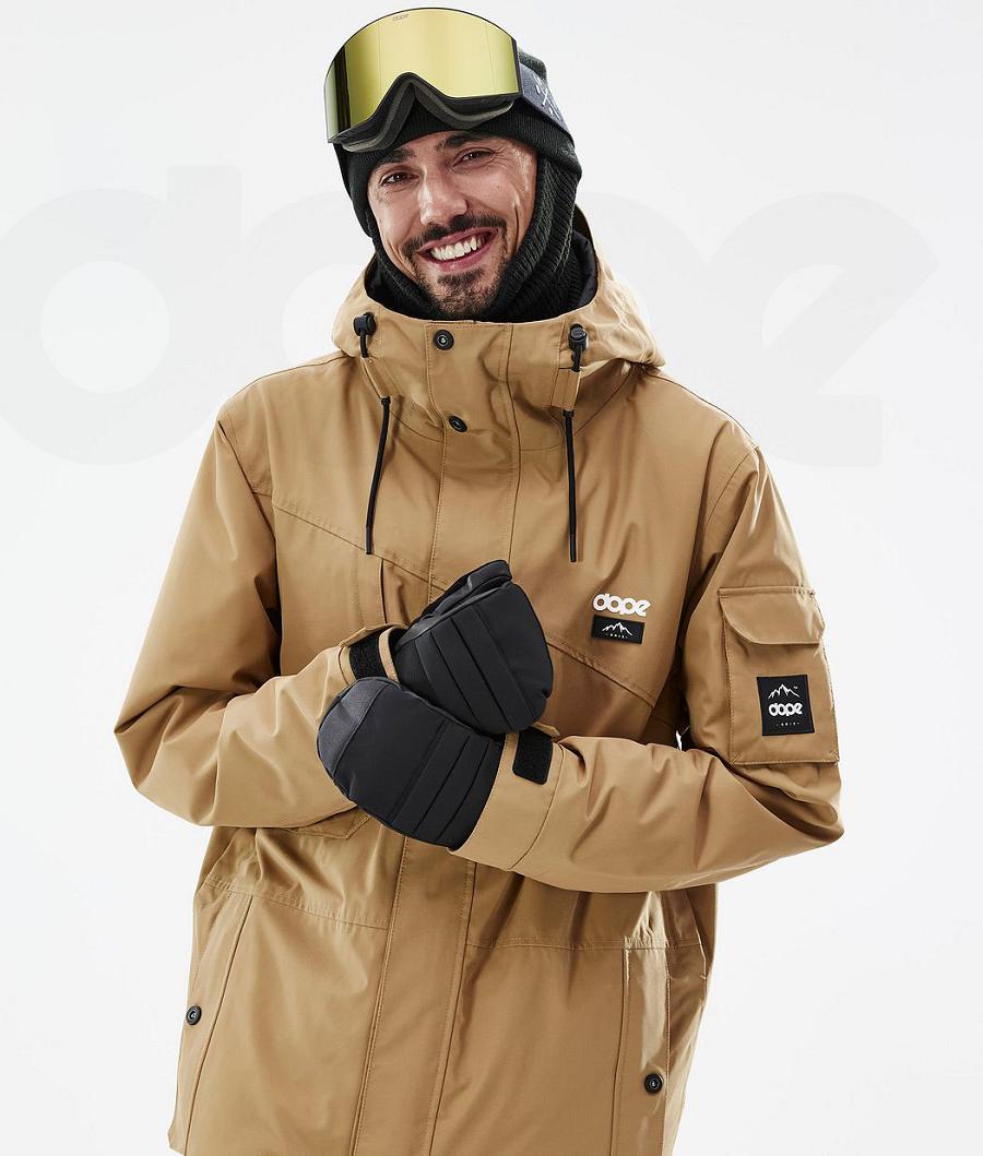 Dope Adept Snowboardjacken Herren Gold | CH2352MA