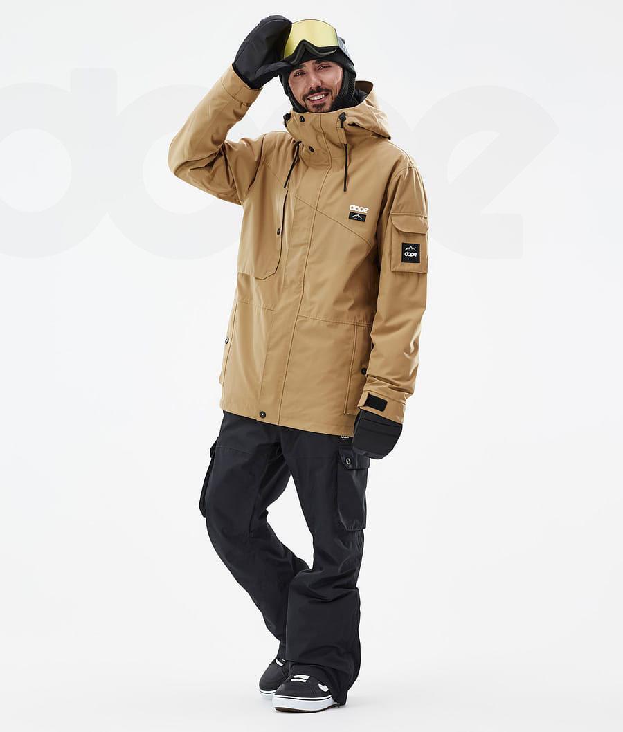 Dope Adept Snowboardjacken Herren Gold | CH2352MA