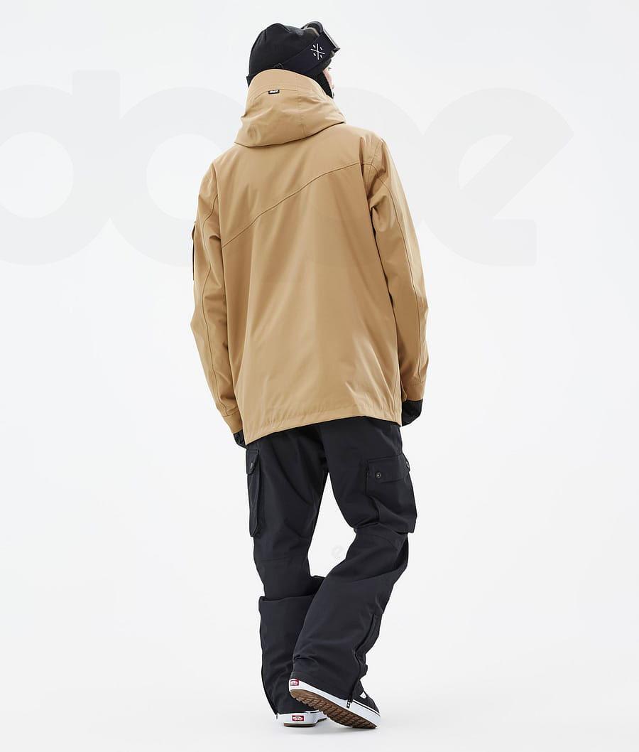 Dope Adept Snowboardjacken Herren Gold | CH2352MA