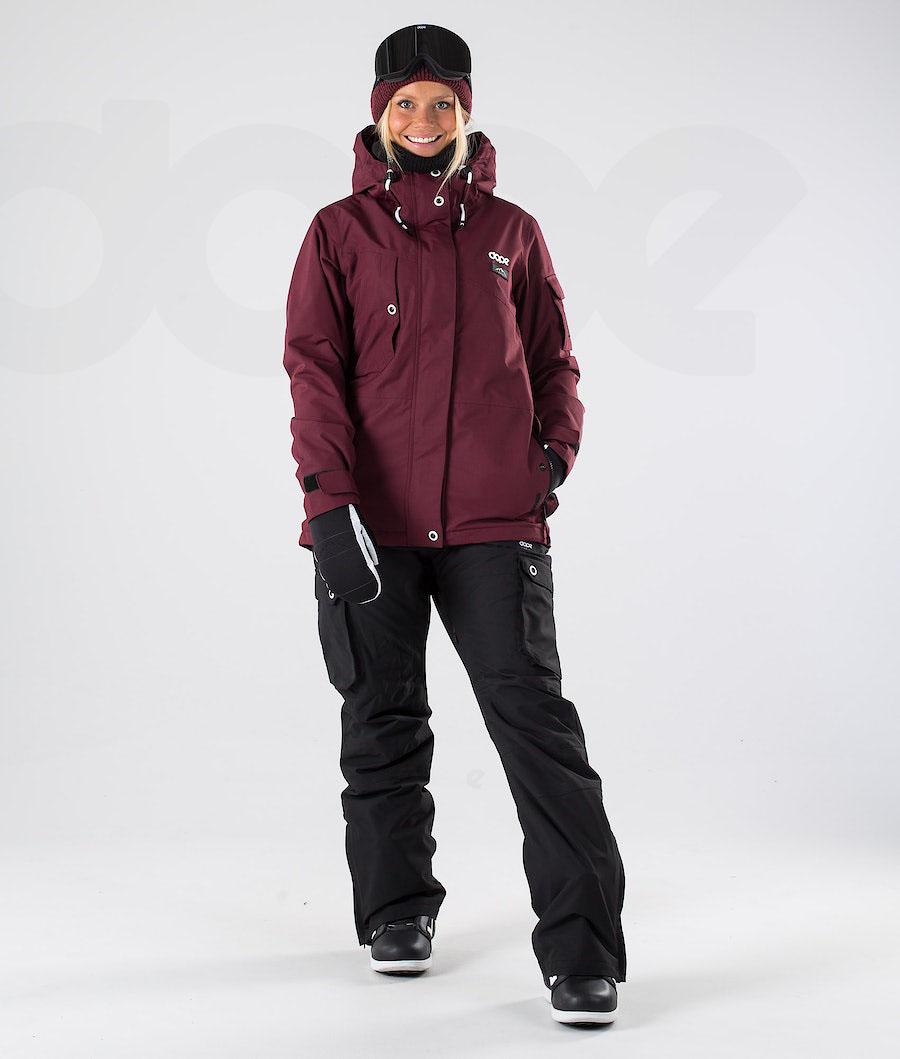 Dope Adept W 2019 Snowboardjacken Damen Bordeaux | CH1677HK