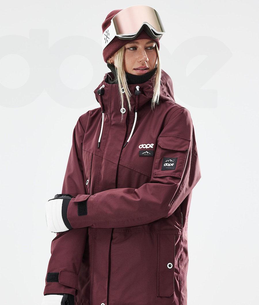 Dope Adept W 2021 Skijacken Damen Bordeaux | CH1503BC