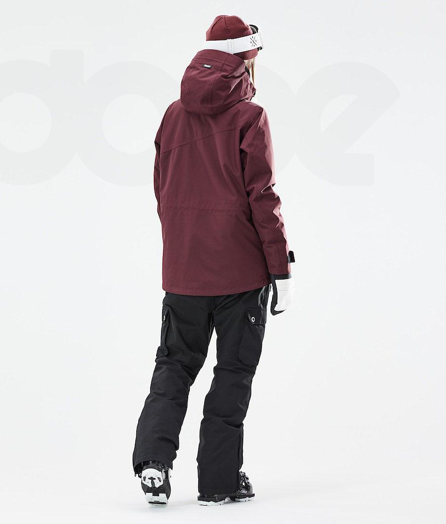 Dope Adept W 2021 Skijacken Damen Bordeaux | CH1503BC