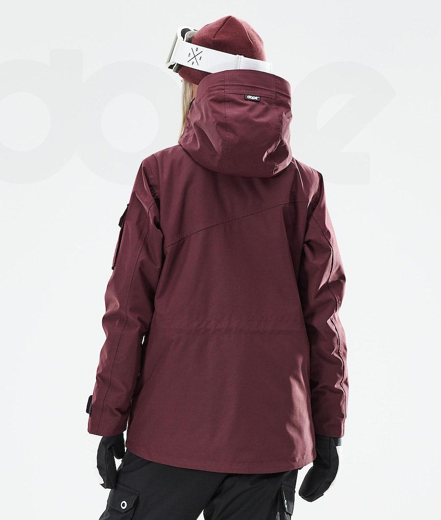 Dope Adept W 2021 Skijacken Damen Bordeaux | CH1503BC