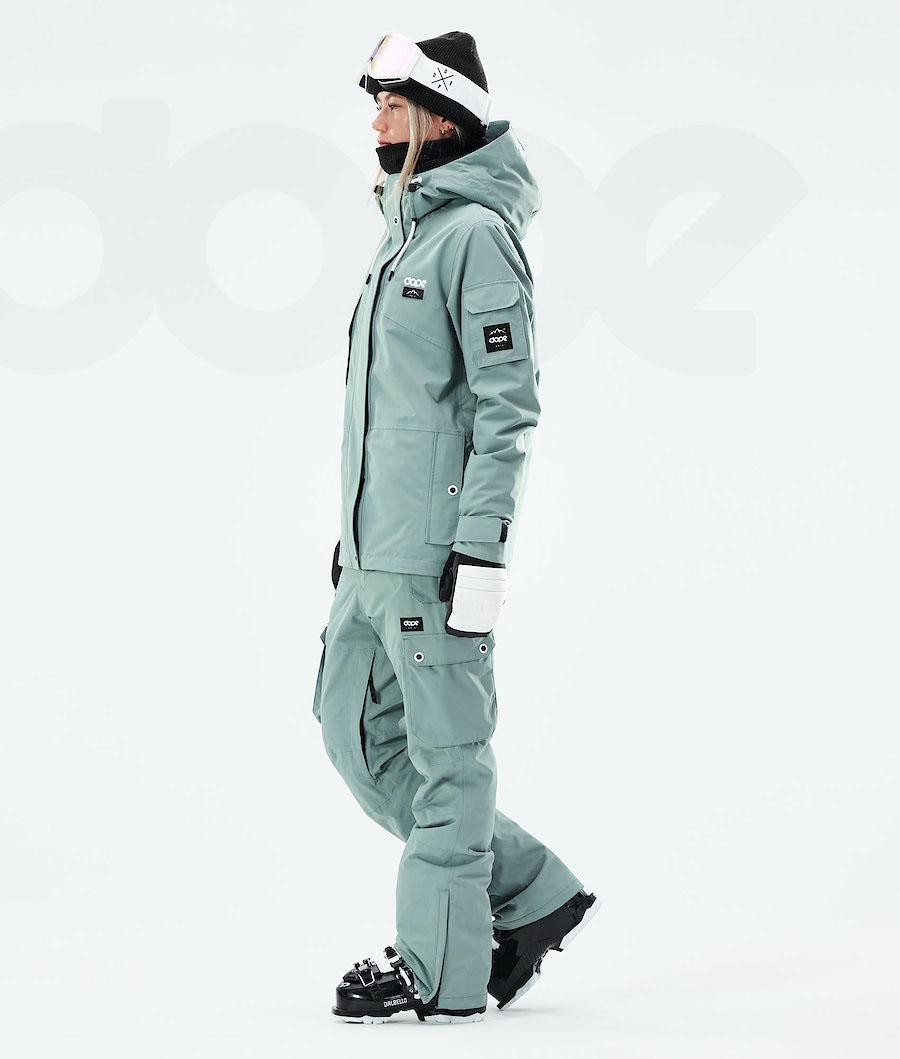 Dope Adept W 2021 Skijacken Damen Grün | CH1502VD