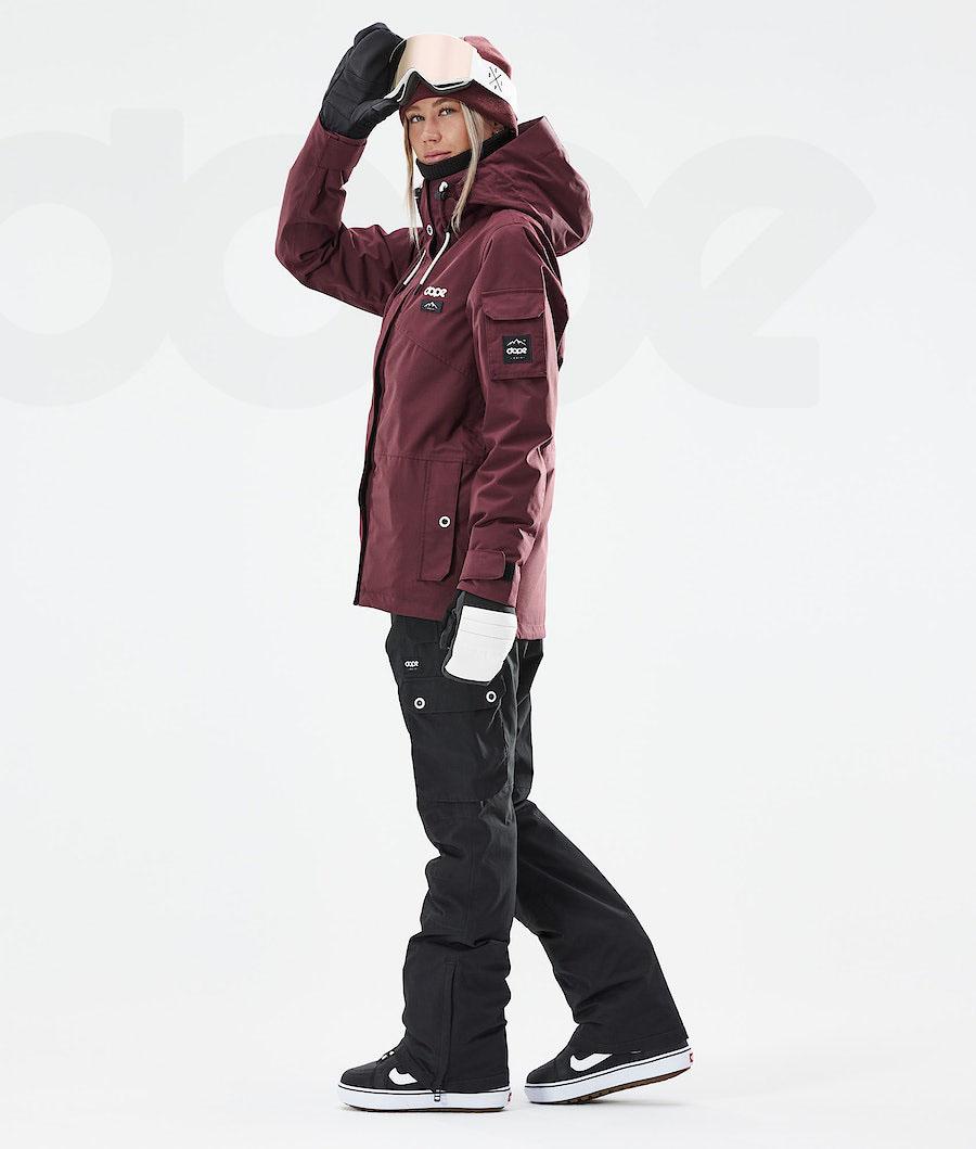 Dope Adept W 2021 Snowboardjacken Damen Bordeaux | CH1672AP