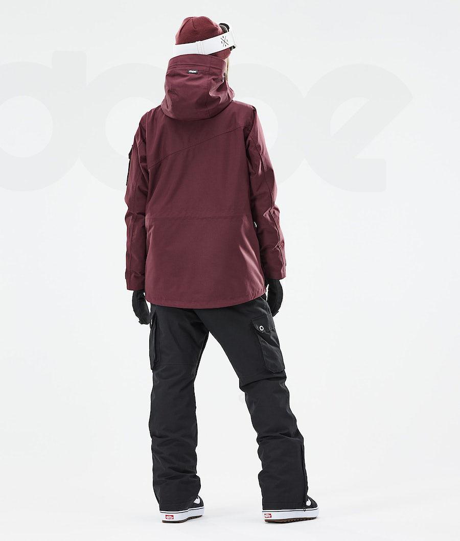 Dope Adept W 2021 Snowboardjacken Damen Bordeaux | CH1672AP