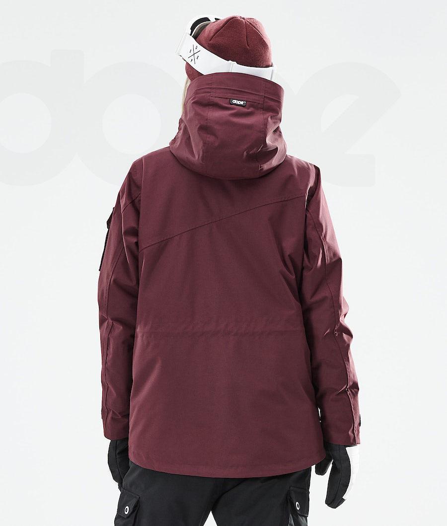 Dope Adept W 2021 Snowboardjacken Damen Bordeaux | CH1672AP