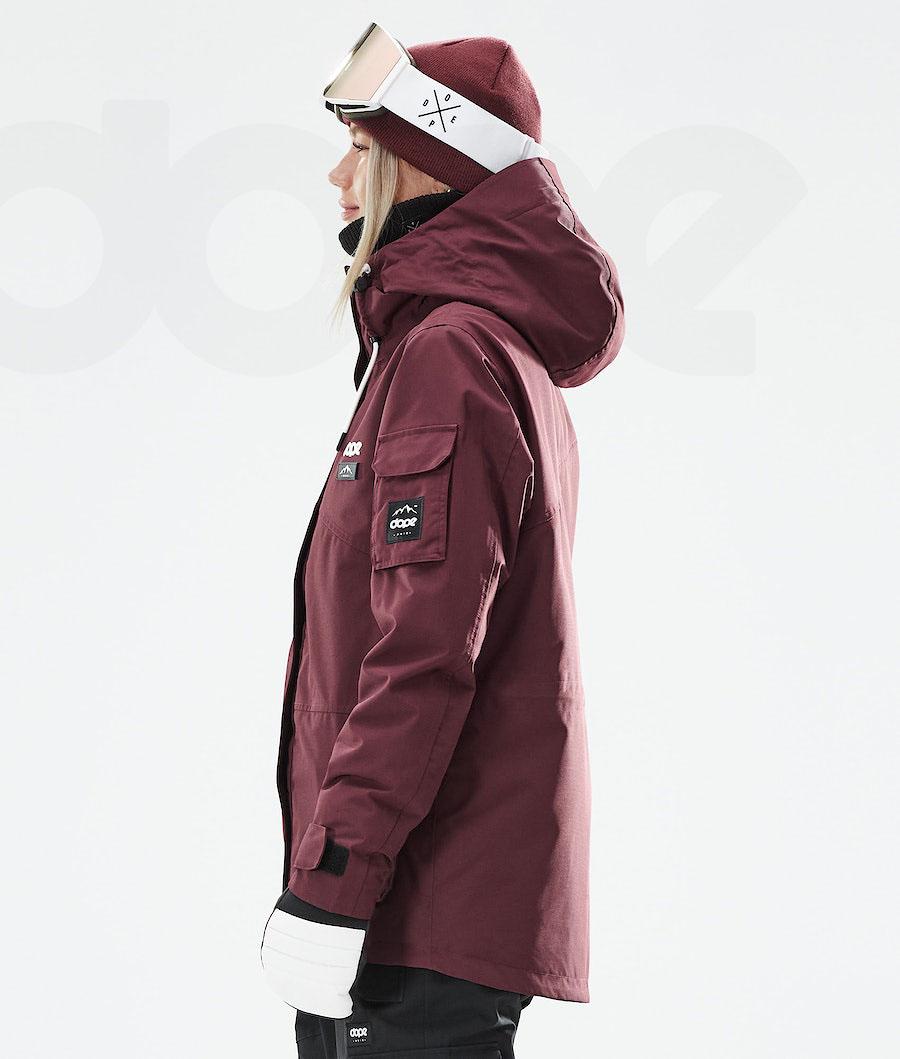 Dope Adept W 2021 Snowboardjacken Damen Bordeaux | CH1672AP