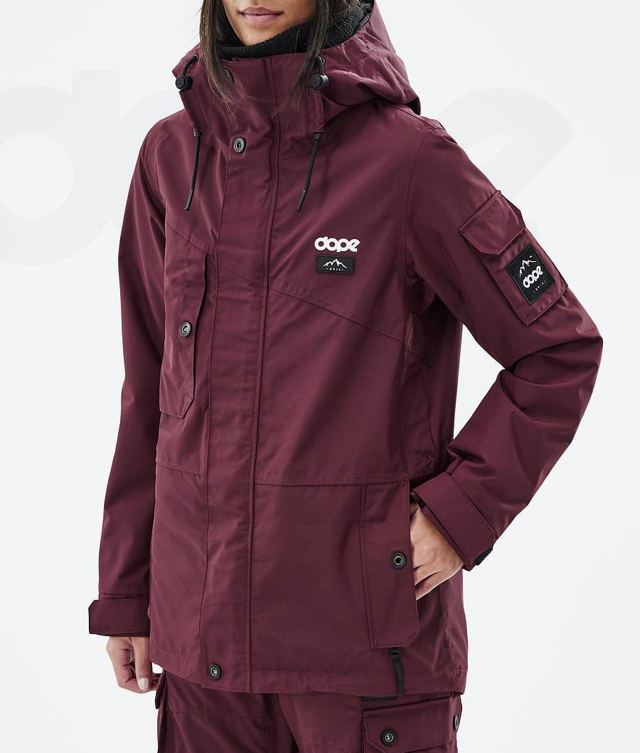 Dope Adept W Don Skijacken Damen Bordeaux | CH1501CE