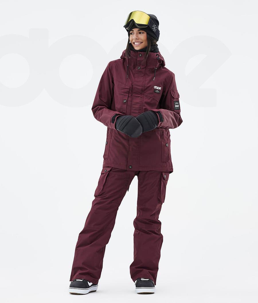 Dope Adept W Don Snowboardjacken Damen Bordeaux | CH1670OR