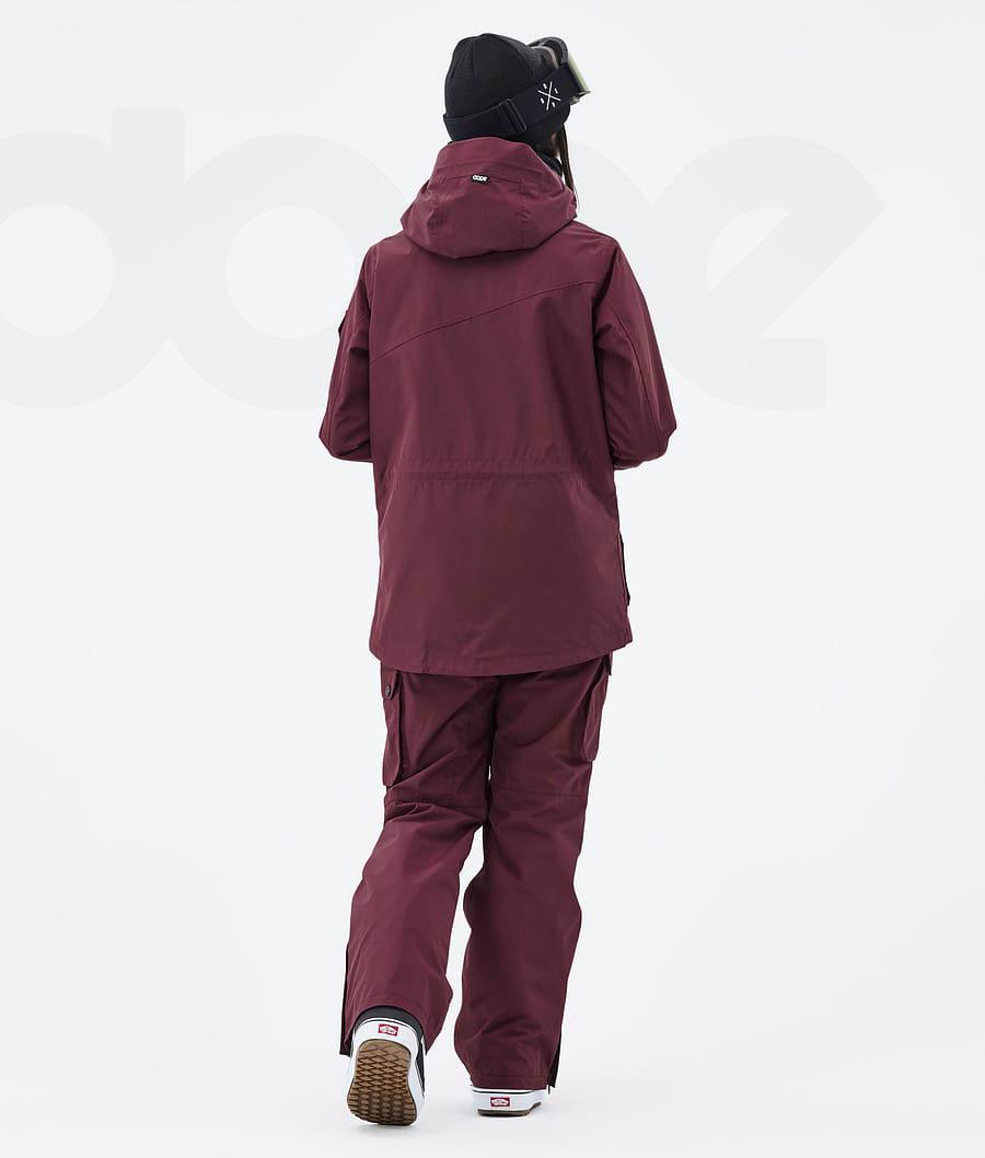 Dope Adept W Don Snowboardjacken Damen Bordeaux | CH1670OR