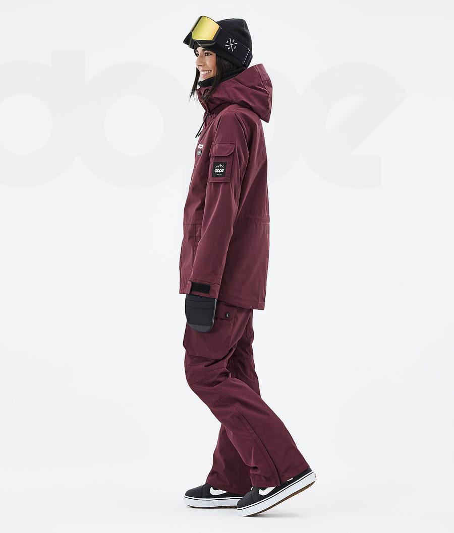 Dope Adept W Don Snowboardjacken Damen Bordeaux | CH1670OR