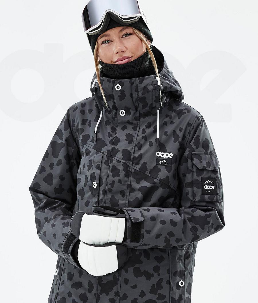 Dope Adept W Dots Skijacken Damen Schwarz | CH1500XF