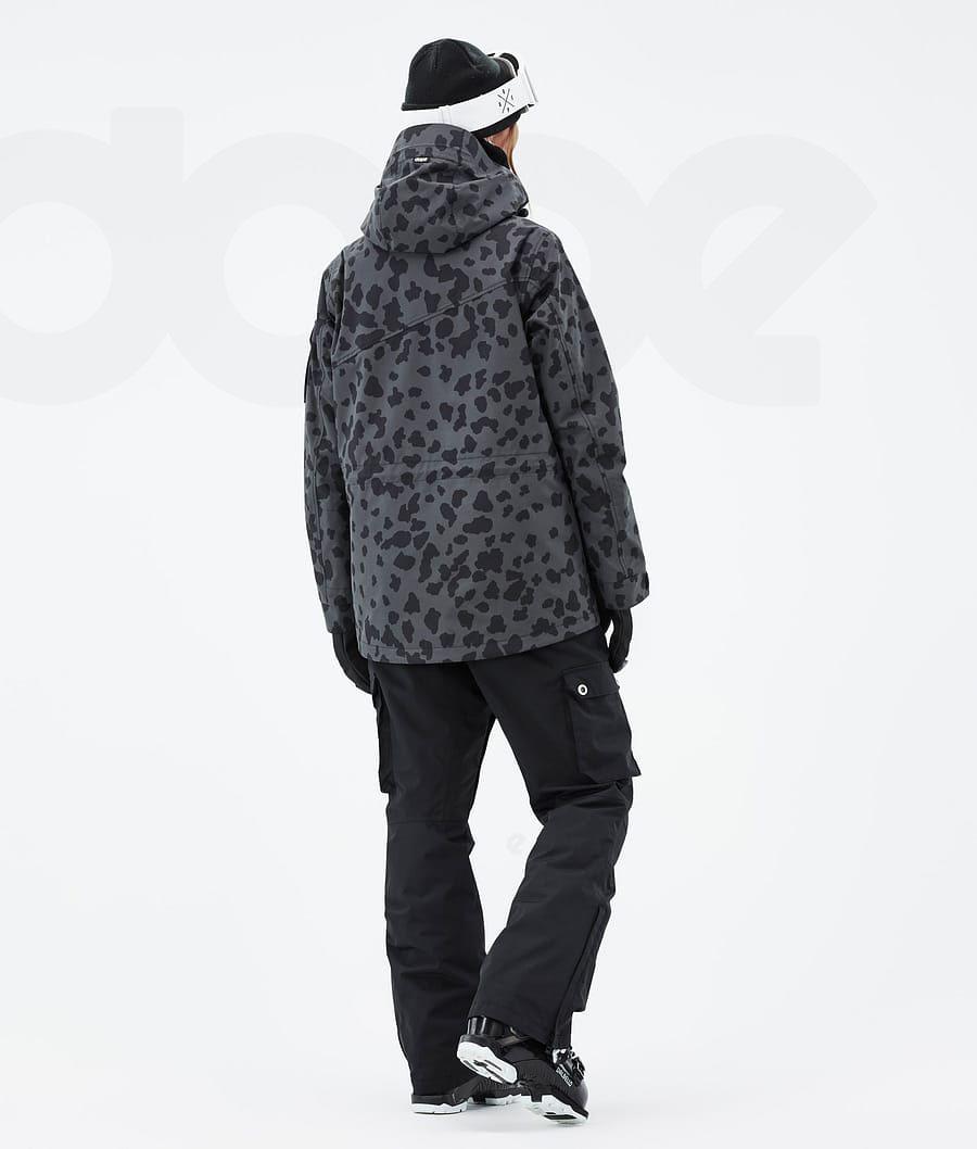 Dope Adept W Dots Skijacken Damen Schwarz | CH1500XF