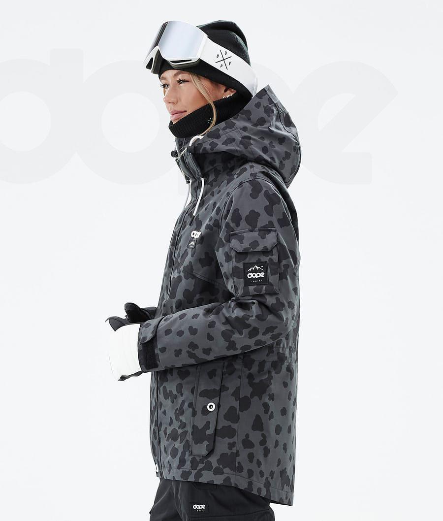 Dope Adept W Dots Skijacken Damen Schwarz | CH1500XF