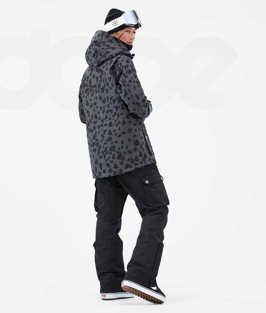 Dope Adept W Dots Snowboardjacken Damen Schwarz | CH1669IS