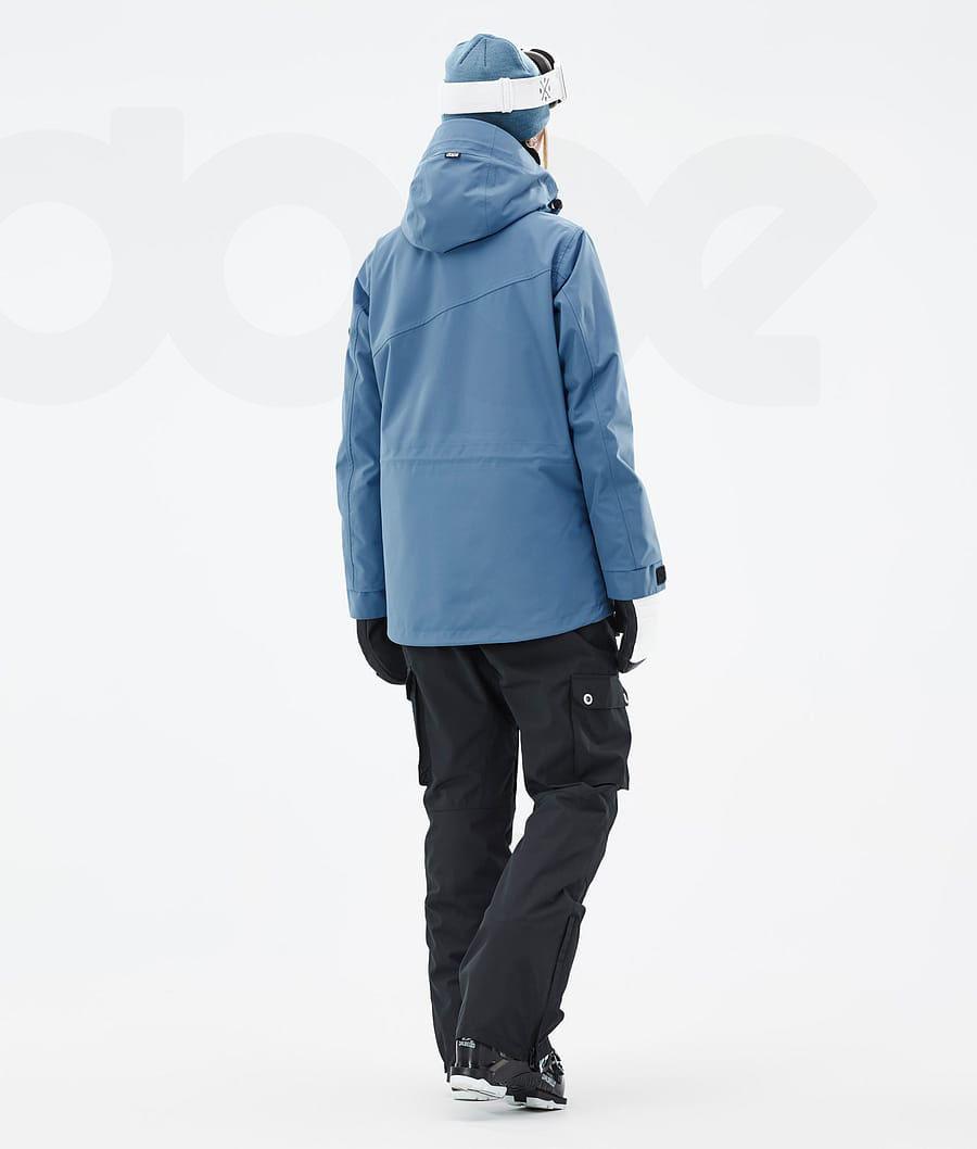 Dope Adept W Skijacken Damen Blau Grau | CH1509RW