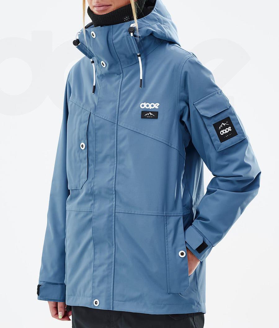 Dope Adept W Skijacken Damen Blau Grau | CH1509RW