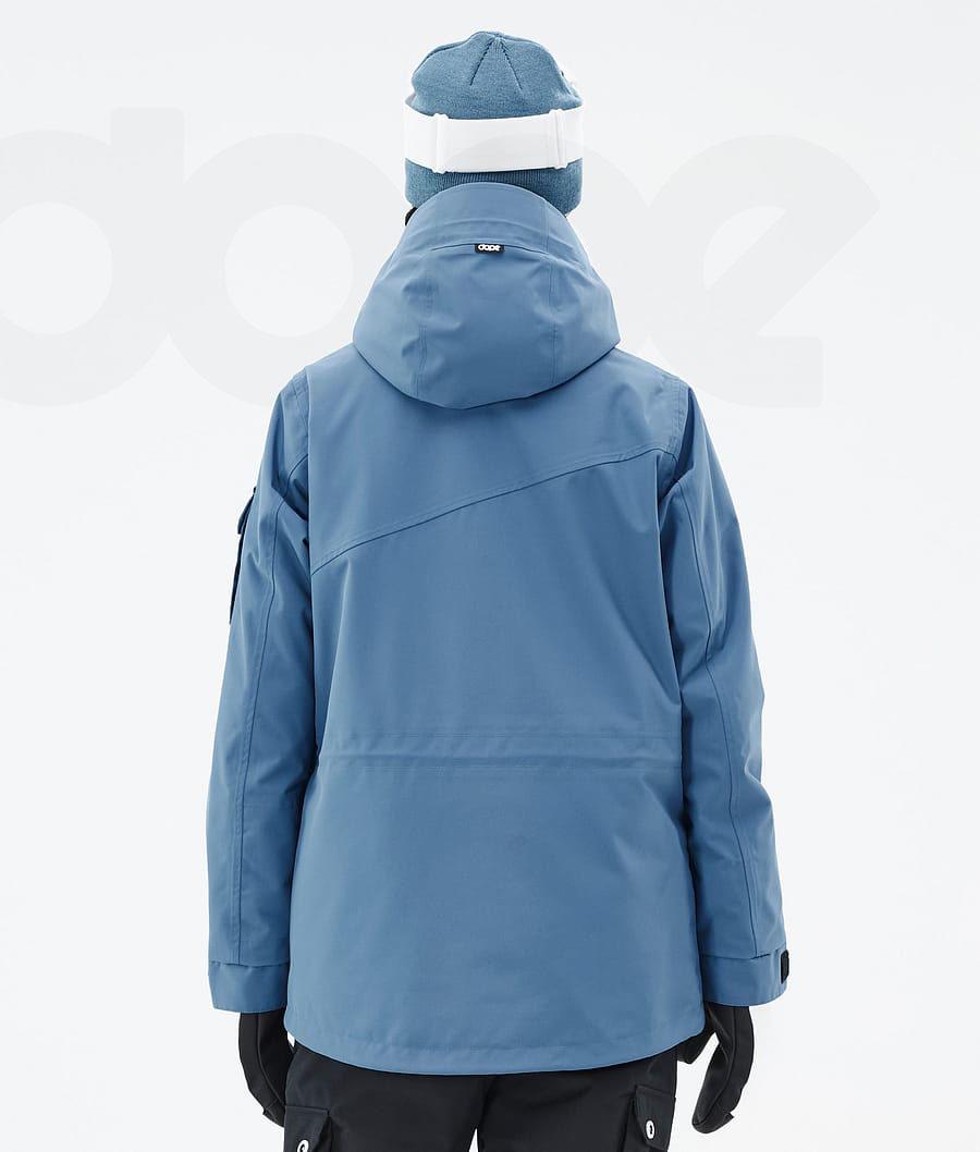 Dope Adept W Skijacken Damen Blau Grau | CH1509RW