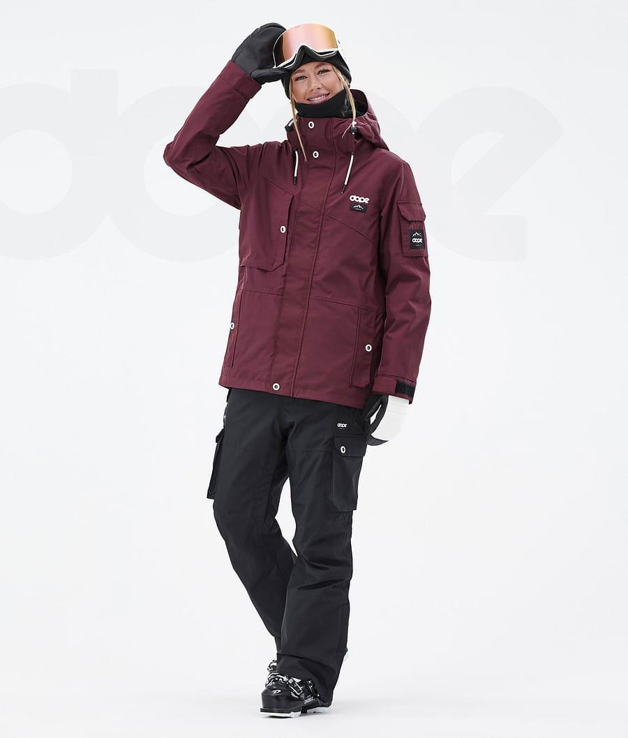 Dope Adept W Skijacken Damen Bordeaux | CH1518DN