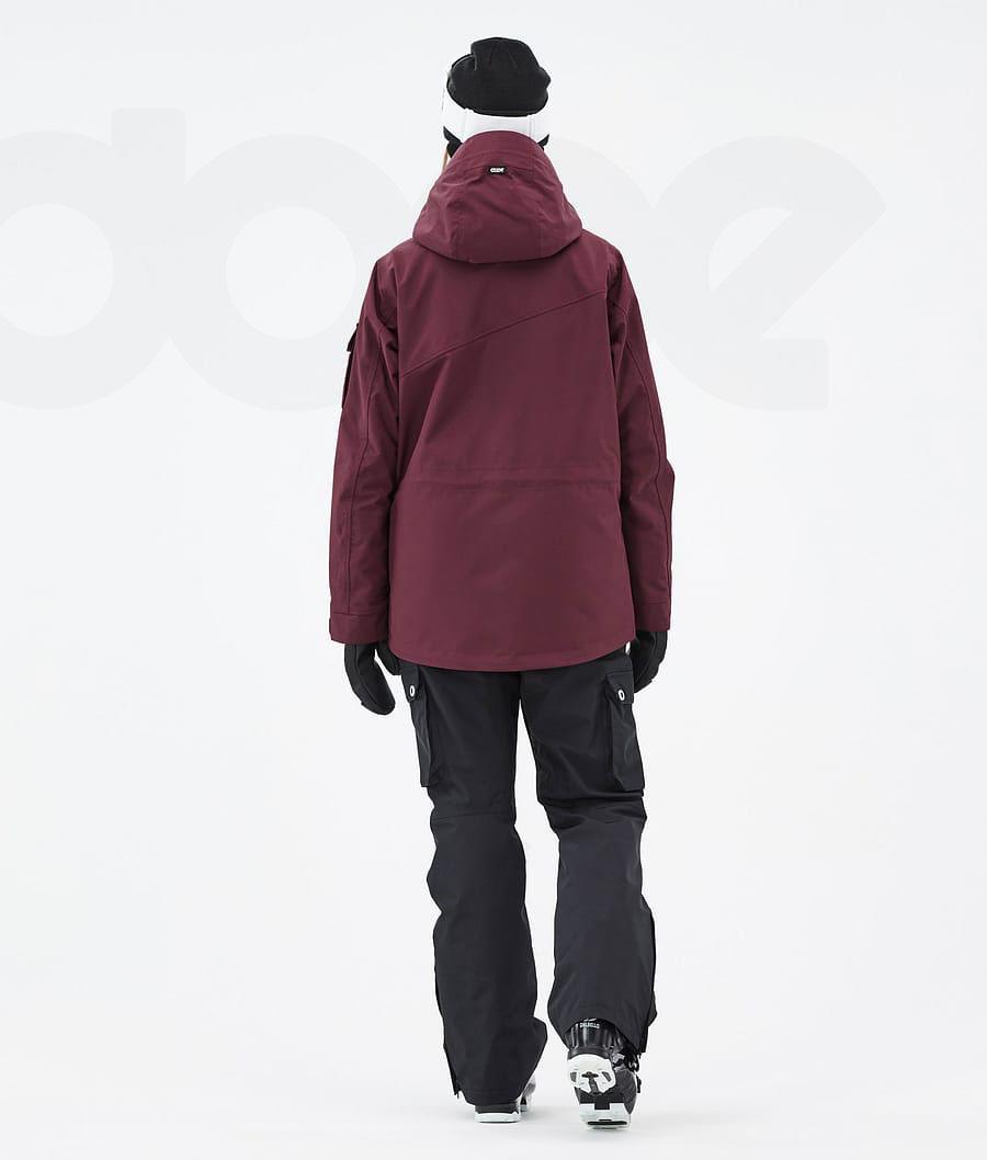 Dope Adept W Skijacken Damen Bordeaux | CH1518DN