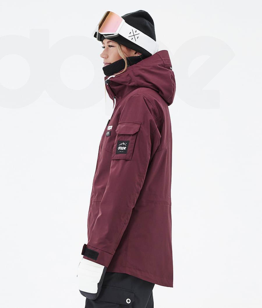 Dope Adept W Skijacken Damen Bordeaux | CH1518DN