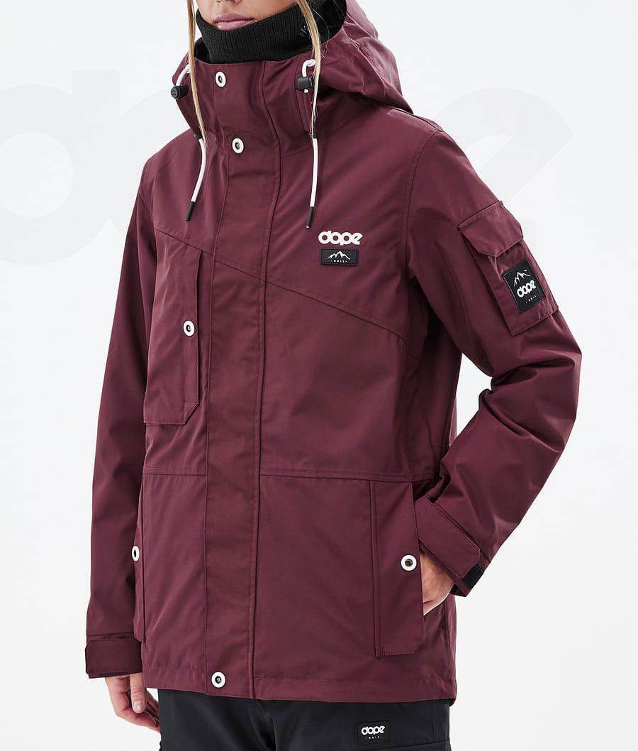 Dope Adept W Skijacken Damen Bordeaux | CH1518DN