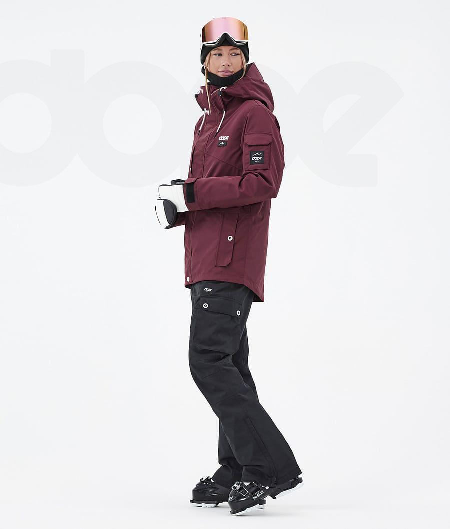 Dope Adept W Skijacken Damen Bordeaux | CH1518DN