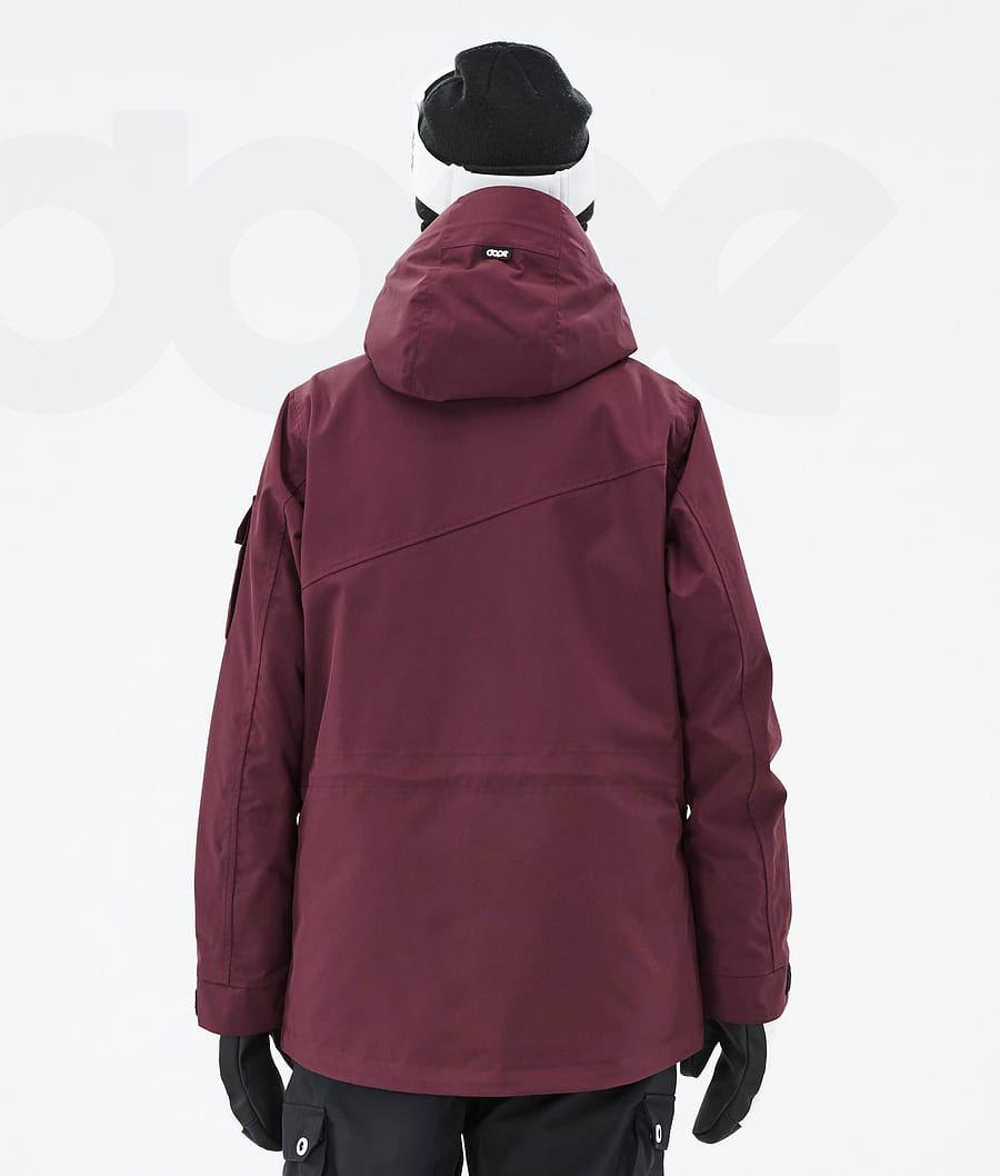 Dope Adept W Skijacken Damen Bordeaux | CH1518DN