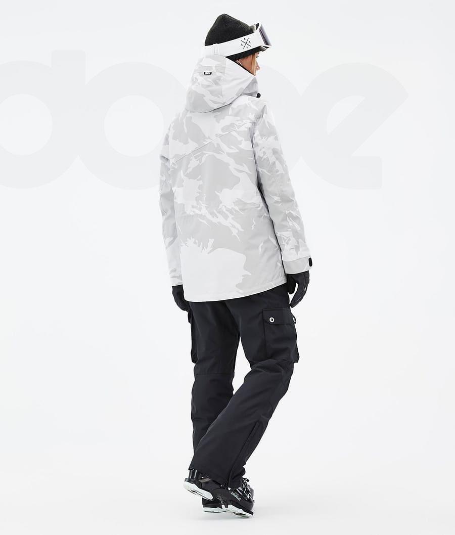 Dope Adept W Skijacken Damen Grau Camouflage | CH1519FM