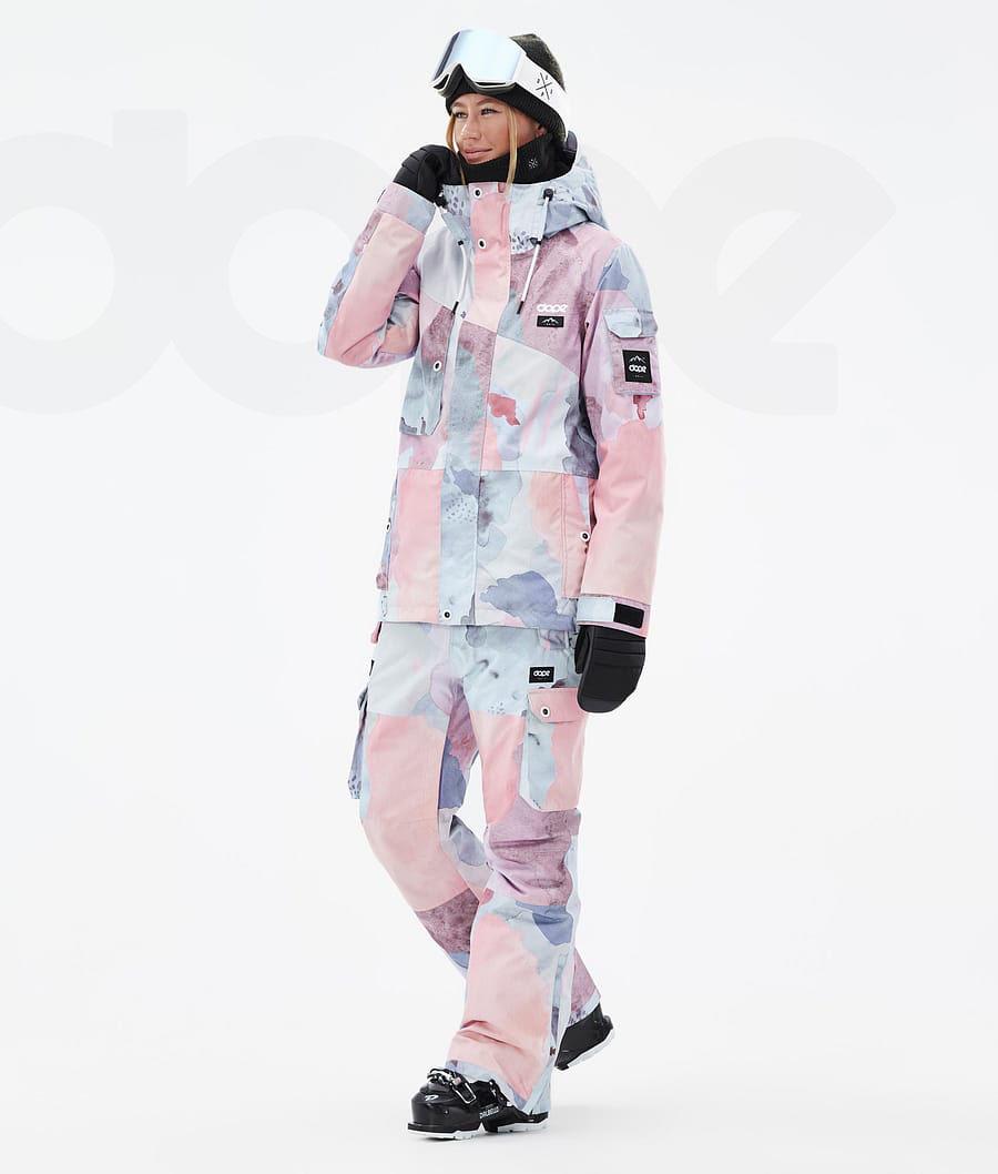 Dope Adept W Skijacken Damen Rosa Mehrfarbig | CH1512UT