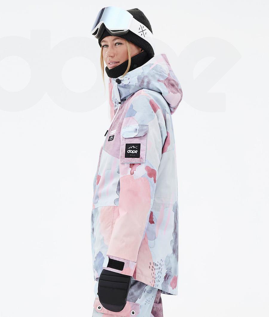 Dope Adept W Skijacken Damen Rosa Mehrfarbig | CH1512UT