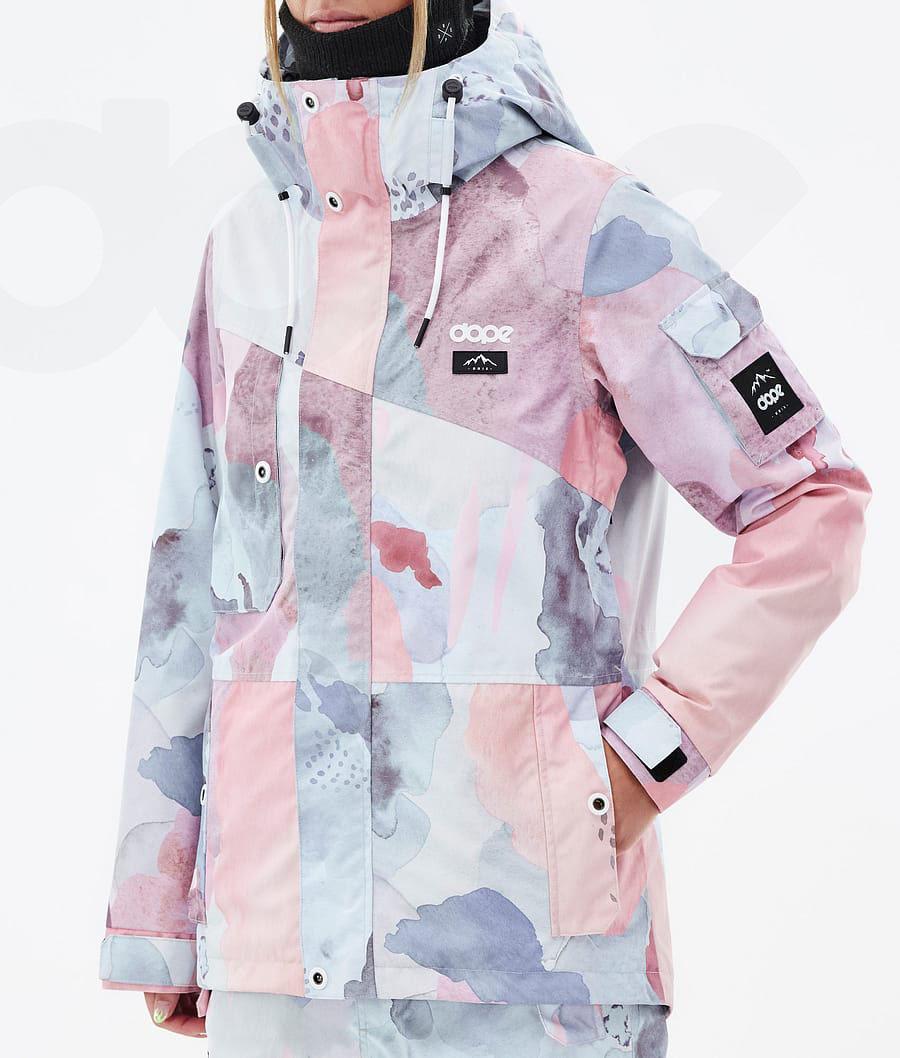 Dope Adept W Skijacken Damen Rosa Mehrfarbig | CH1512UT