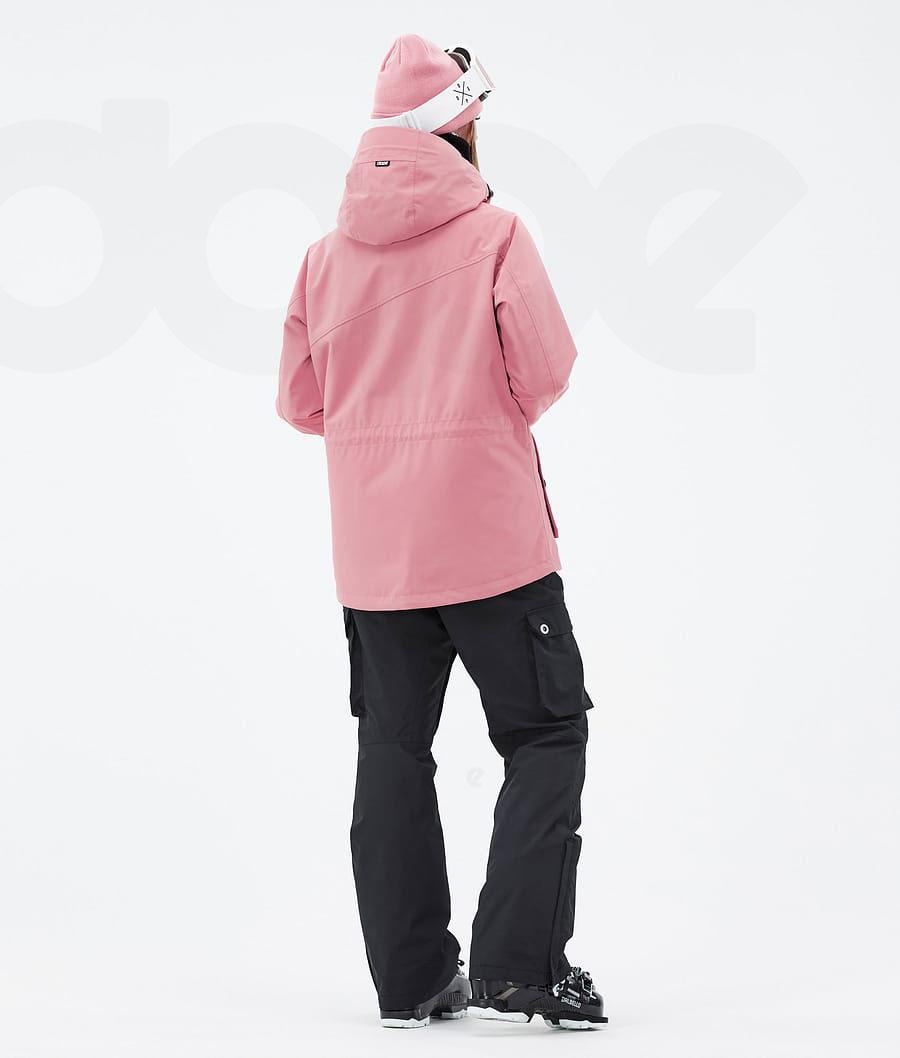 Dope Adept W Skijacken Damen Rosa Schwarz | CH1513IS