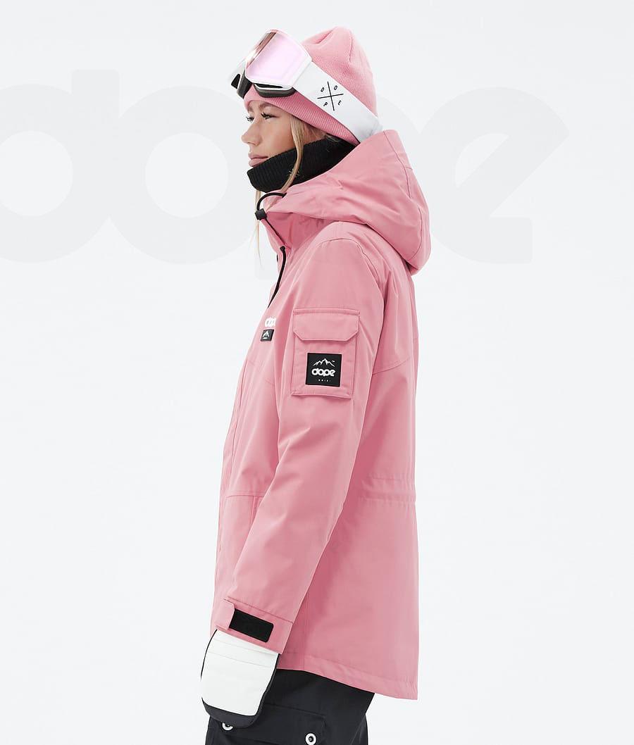 Dope Adept W Skijacken Damen Rosa Schwarz | CH1513IS