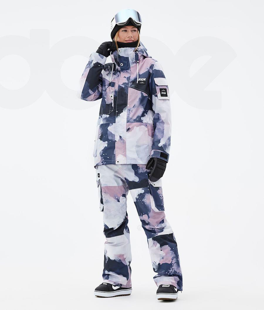 Dope Adept W Snowboardjacken Damen Blau Mehrfarbig | CH1678JJ