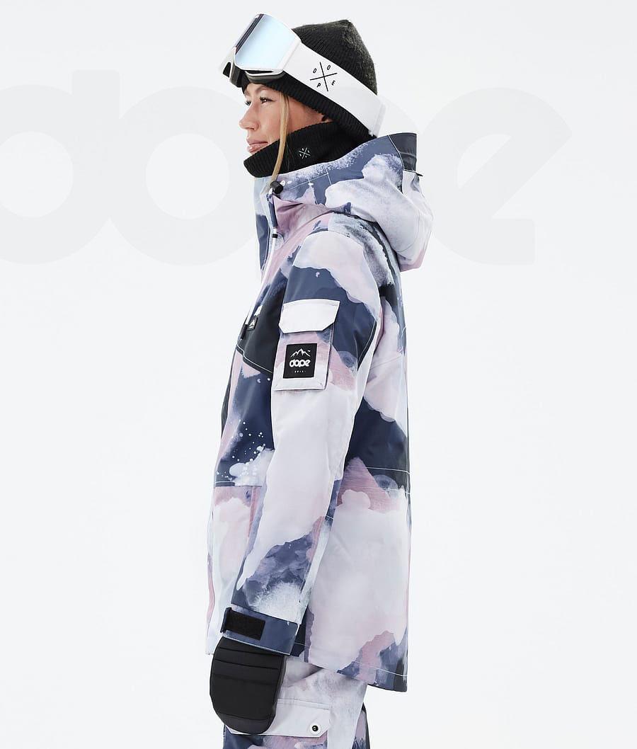 Dope Adept W Snowboardjacken Damen Blau Mehrfarbig | CH1678JJ