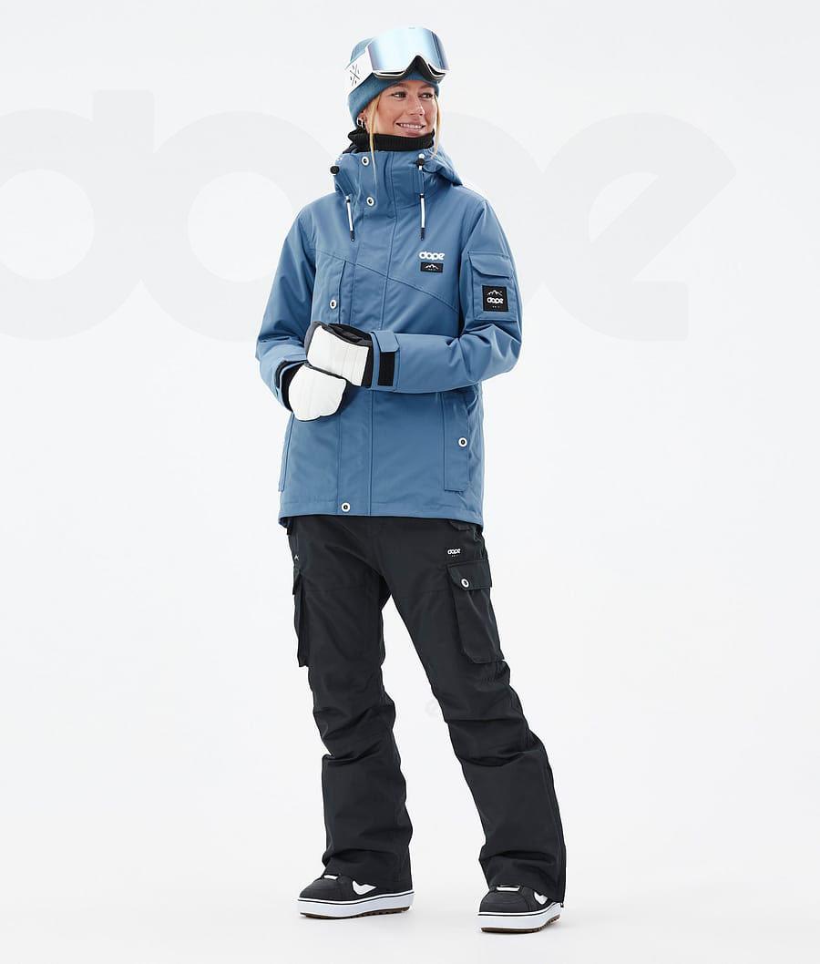 Dope Adept W Snowboardjacken Damen Blau Grau | CH1689WY