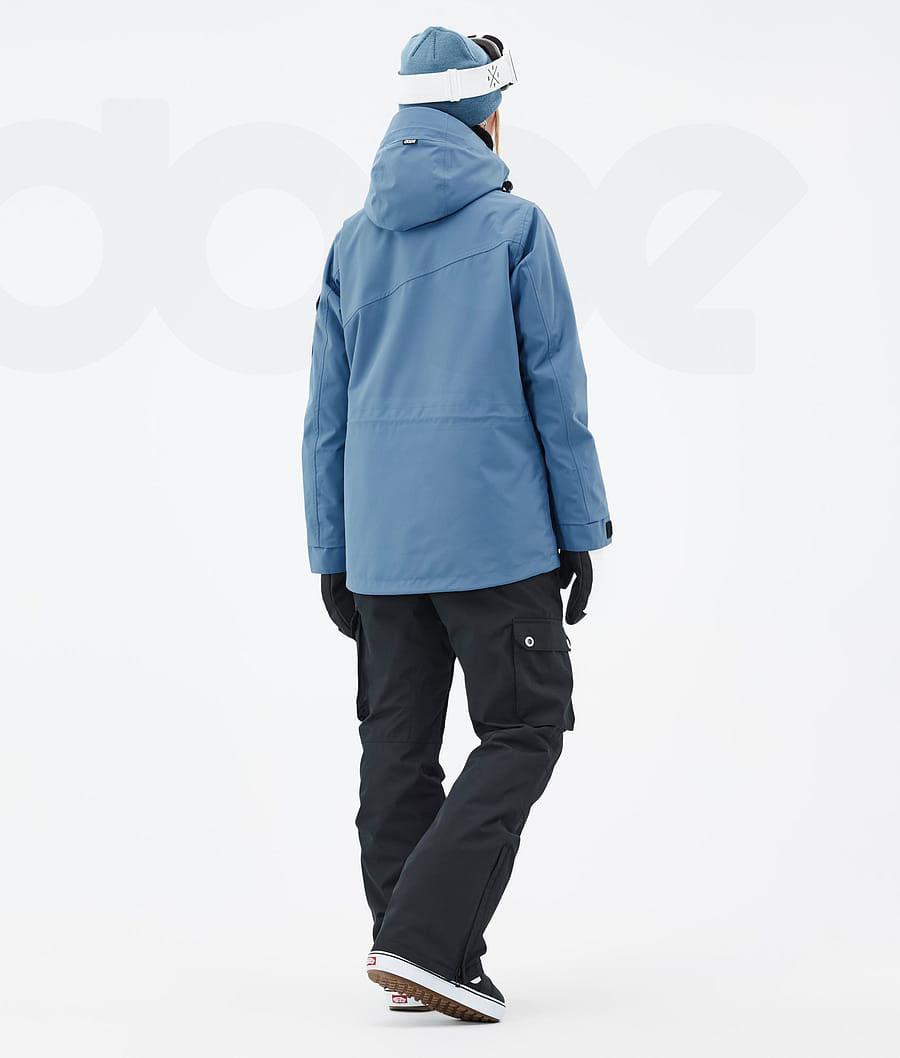 Dope Adept W Snowboardjacken Damen Blau Grau | CH1689WY