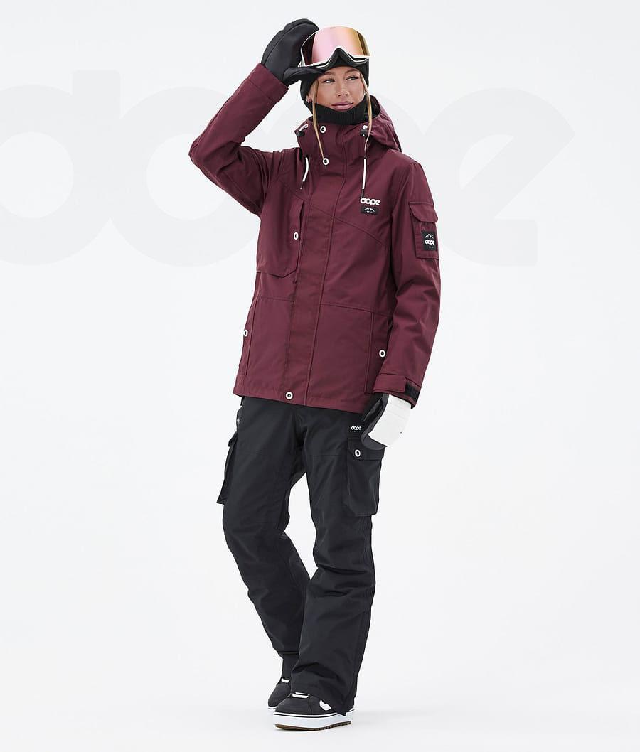 Dope Adept W Snowboardjacken Damen Bordeaux | CH1685BC