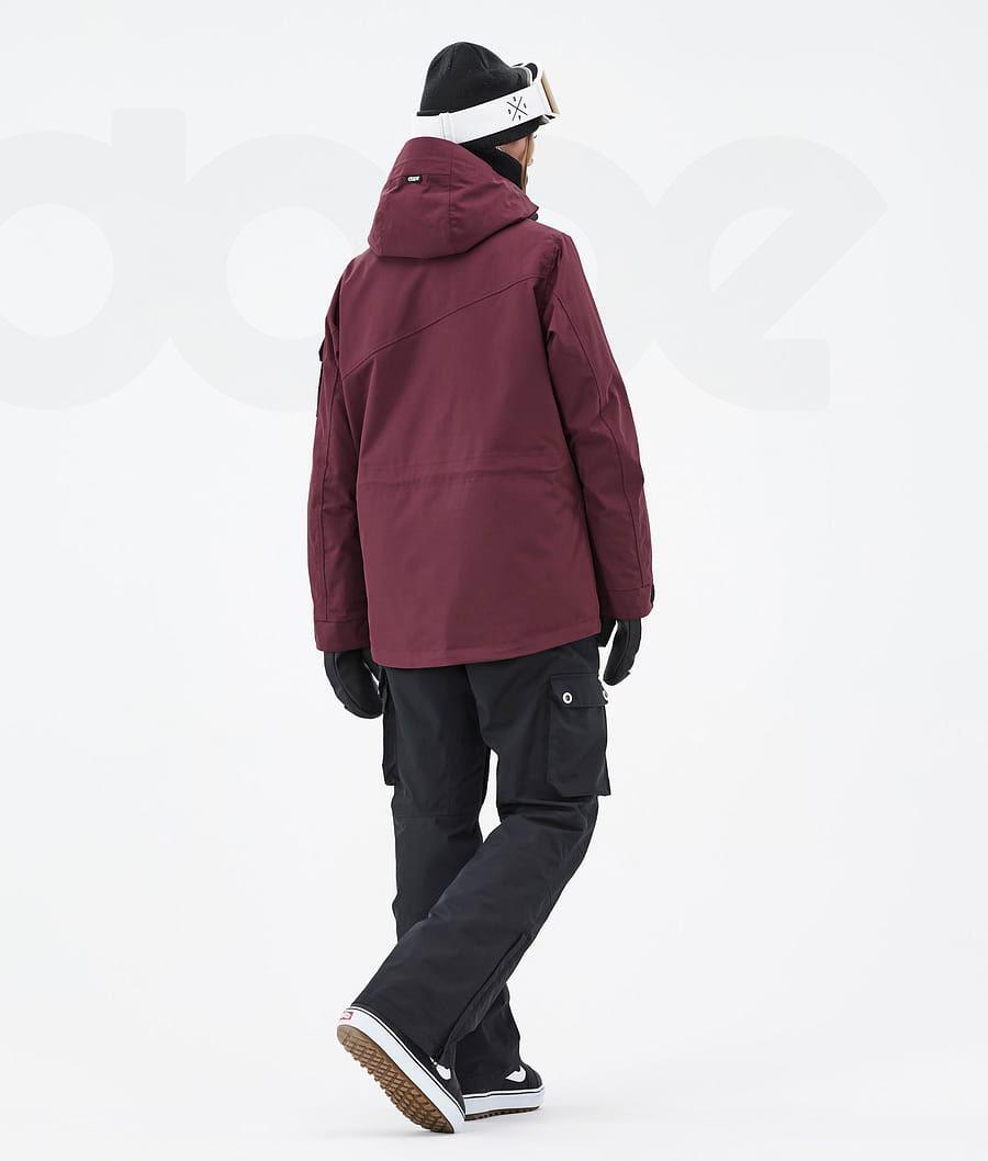 Dope Adept W Snowboardjacken Damen Bordeaux | CH1685BC