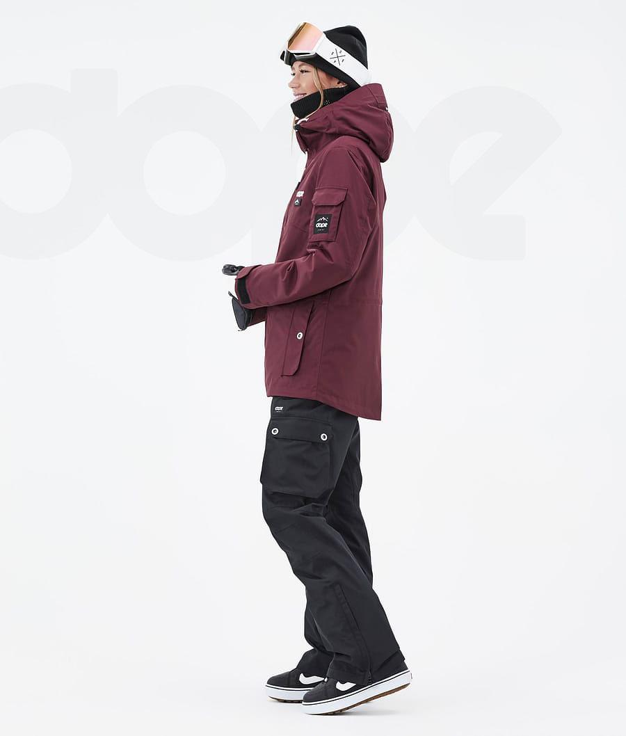 Dope Adept W Snowboardjacken Damen Bordeaux | CH1685BC