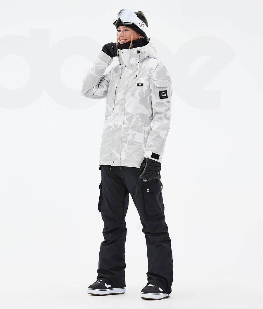 Dope Adept W Snowboardjacken Damen Grau Camouflage | CH1690EX