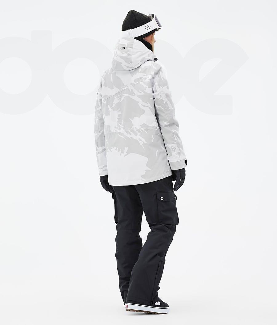 Dope Adept W Snowboardjacken Damen Grau Camouflage | CH1690EX